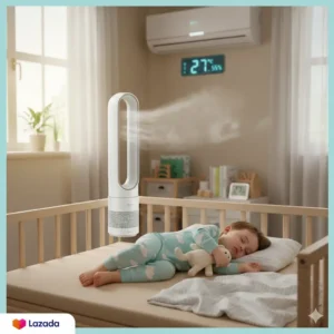 Có nên bật quạt trong phòng điều hòa cho bé 3 Lưu ý vàng giúp bé ngủ ngon