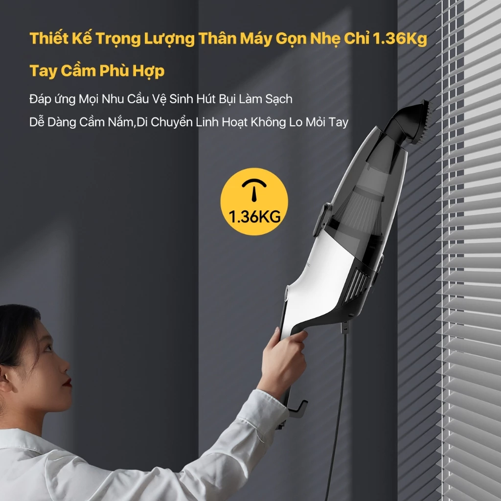 Máy Hút Bụi Cầm Tay Deerma DX120C