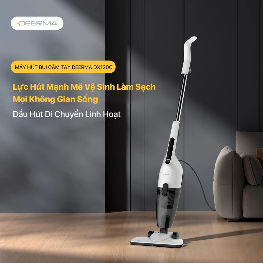 Máy Hút Bụi Cầm Tay Deerma DX120C