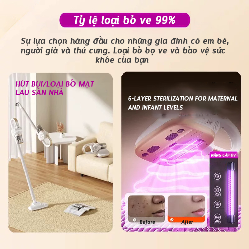 Máy Hút Bụi Cầm Tay Không Dây Vacuum Cleaner