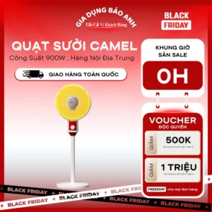 Quạt Sưởi Đứng CAMEL 900W