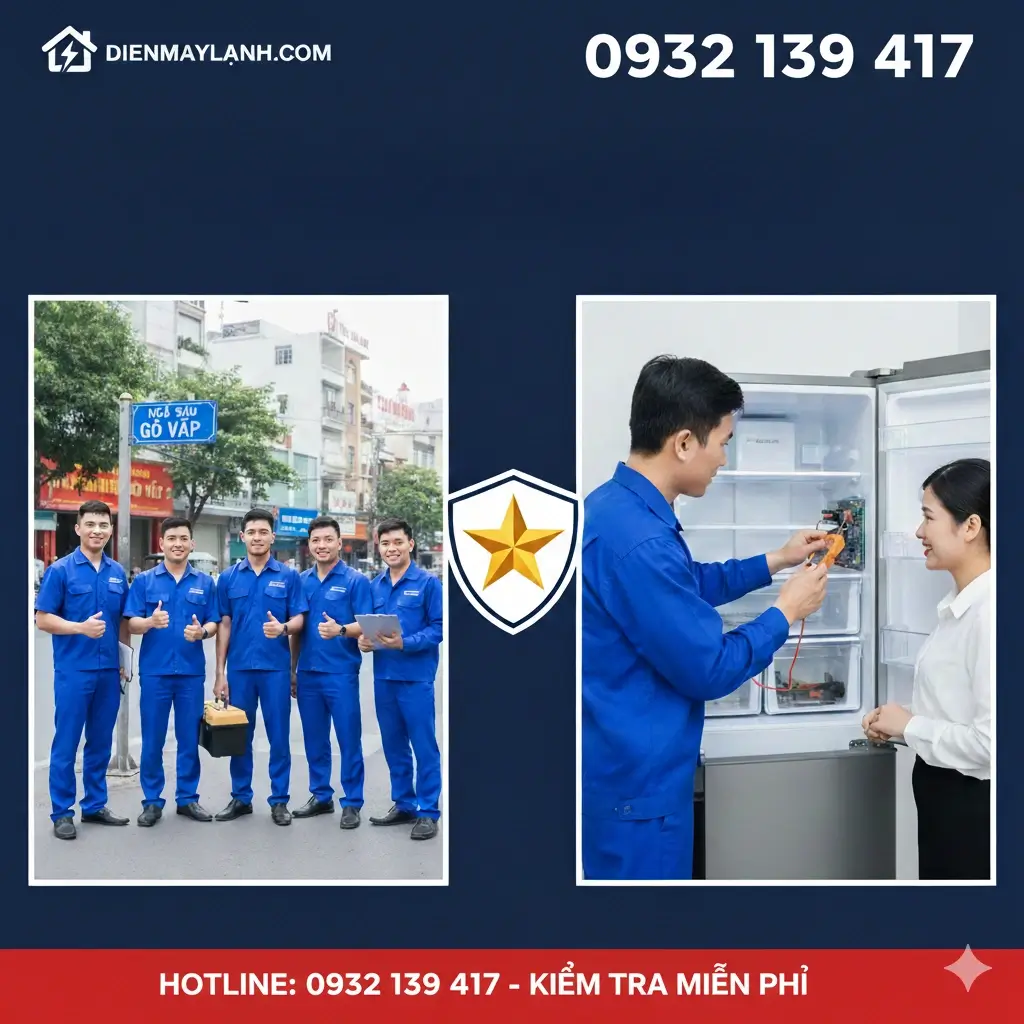 Sửa Tủ Lạnh Quận Gò Vấp Tại Nhà 247