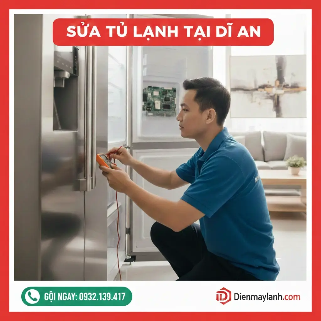 Thợ Sửa Tủ Lạnh Tại Dĩ An Bình Dương