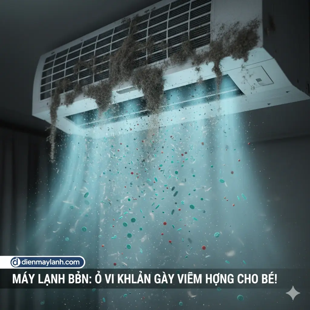 luồng gió thổi trực tiếp