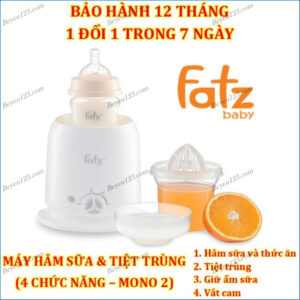 Máy tiệt trùng bình sữa FatzBaby FB3002SL (Mono 2) - 4 Chức Năng Tiện Lợi
