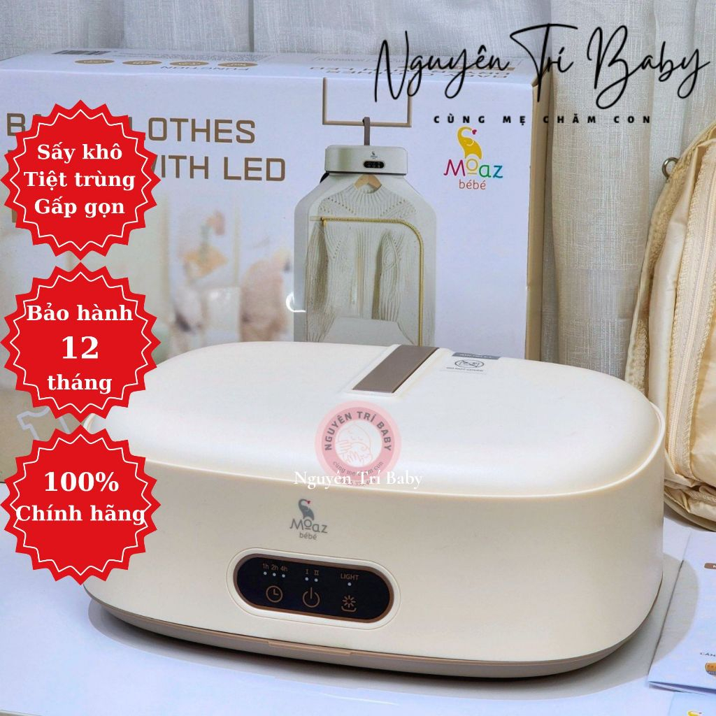 Review Máy Sấy Quần Áo Moaz BéBé MB-048: Diệt Khuẩn UV Có Tốt Không?