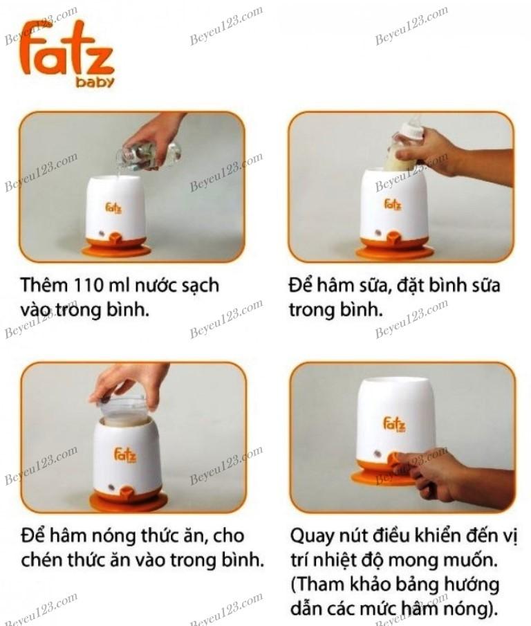 Máy tiệt trùng bình sữa FatzBaby FB3002SL (Mono 2) - 4 Chức Năng Tiện Lợi