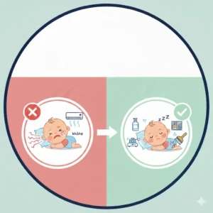 Bé sơ sinh bị khò khè khi nằm máy lạnh Nguyên nhân & Cách xử lý