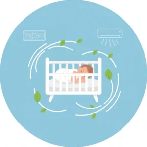 Có nên bật quạt thông gió trong phòng trẻ sơ sinh 5 lợi ích bất ngờ cho bé