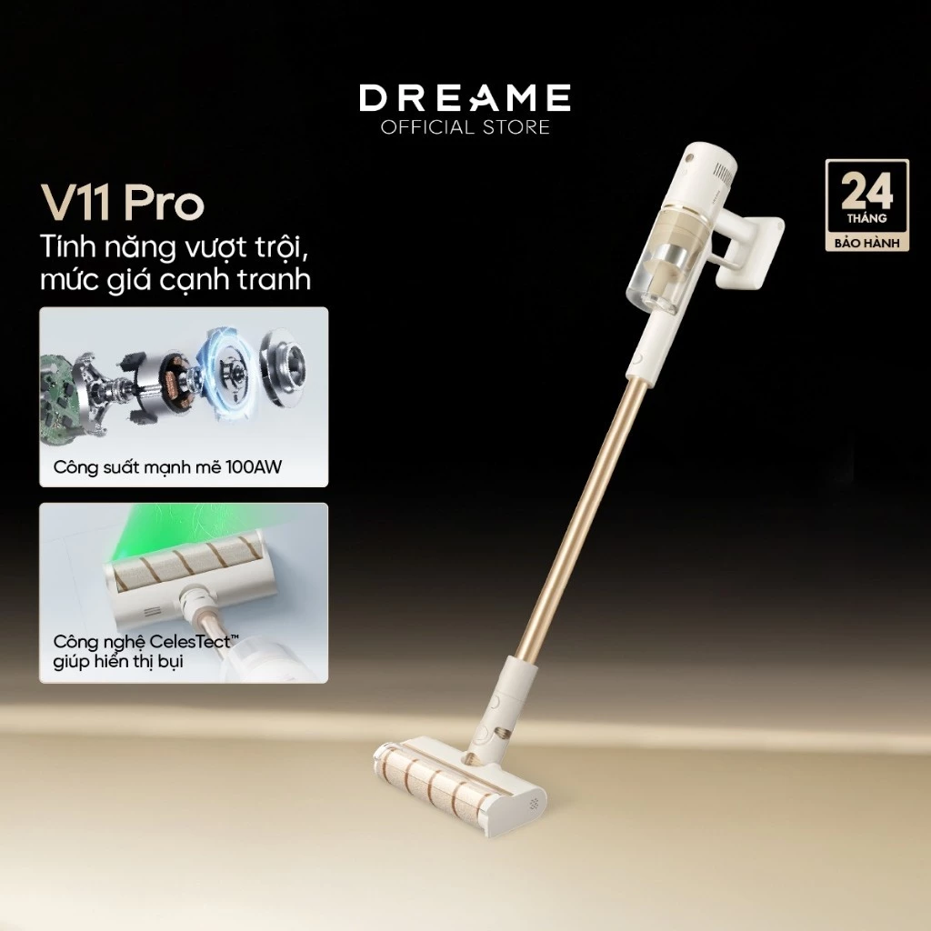 Review Dreame V11 Pro Máy Hút Bụi Cầm Tay Đỉnh Cao Trong Tầm Giá!
