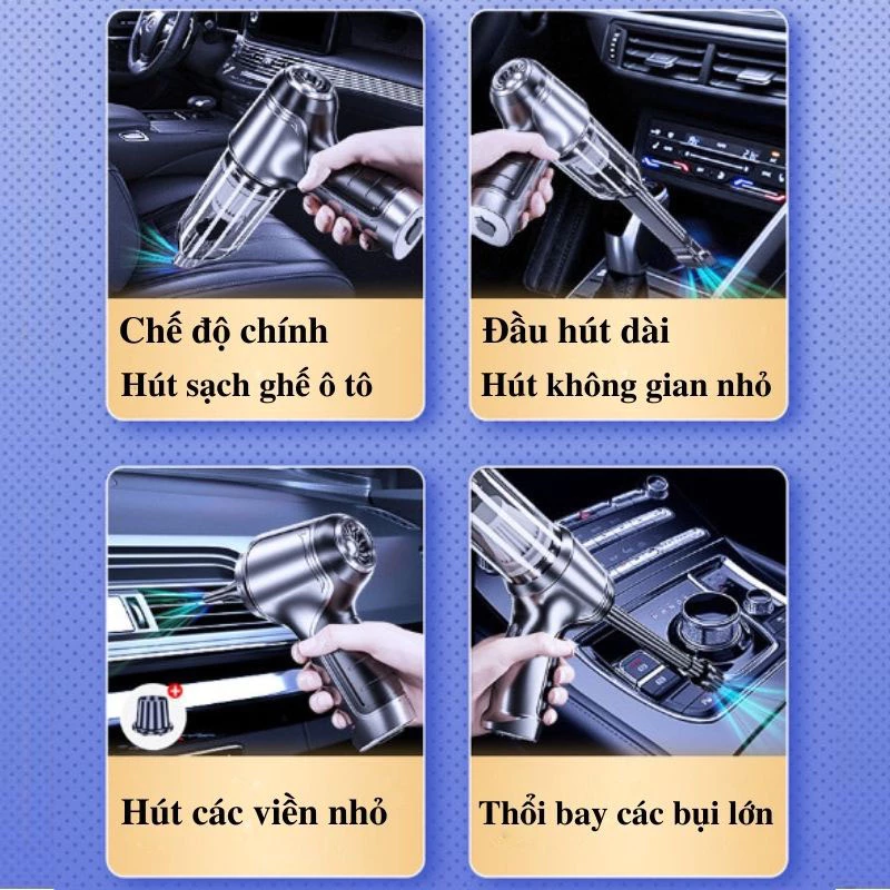 Review Máy Hút Bụi Cầm Tay MISUMA Thực hư công nghệ Nhật Bản và 6 đầu hút đa năng