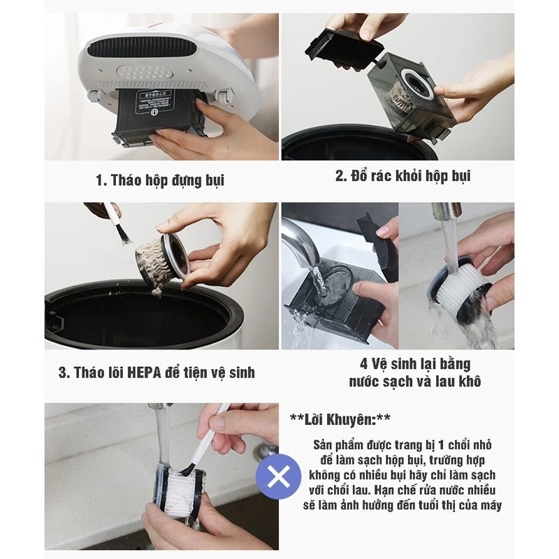 Review Máy Hút Bụi Giường Nệm Deerma CM800 Diệt Khuẩn UV Có Thực Sự Tốt