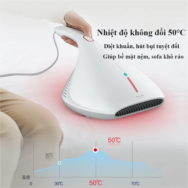Review Máy Hút Bụi Giường Nệm Deerma CM800 Diệt Khuẩn UV Có Thực Sự Tốt