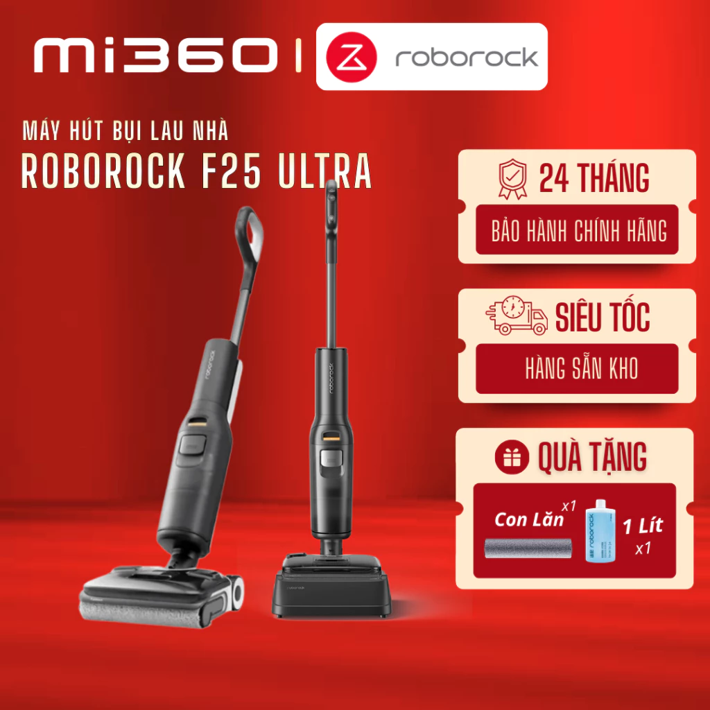 Review Roborock F25 Ultra Máy lau sàn con lăn kép mạnh nhất 2026