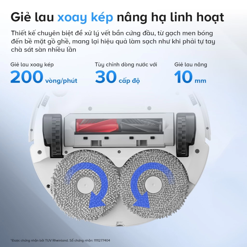 Thông số kỹ thuật "hủy diệt" của Roborock Q Revo Curv (Q Revo 5AE)
