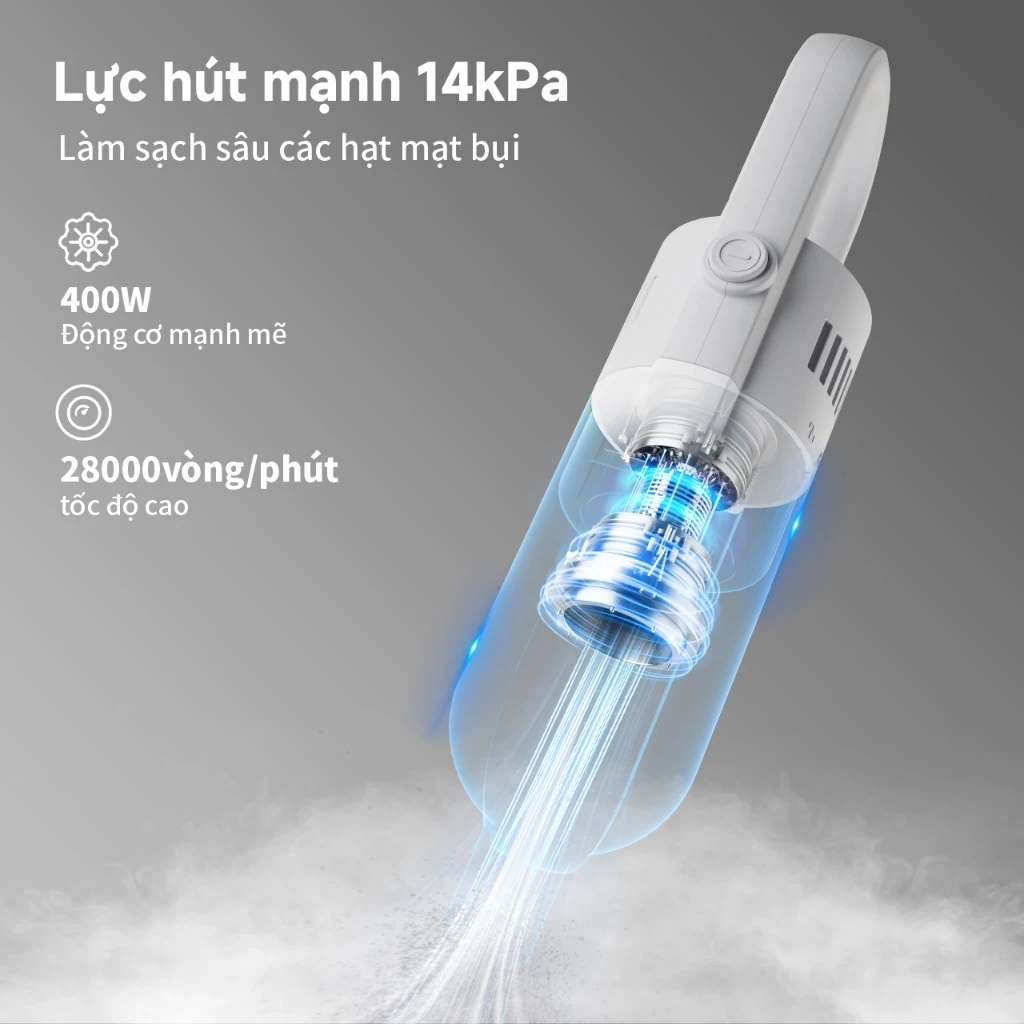 Review máy hút bụi Simplus 400k