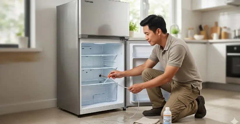 Hướng Dẫn Sửa Tủ Lạnh Toshiba Bị Chảy Nước Ngăn Mát