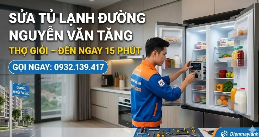 Sửa Tủ Lạnh Đường Nguyễn Văn Tăng Quận 9