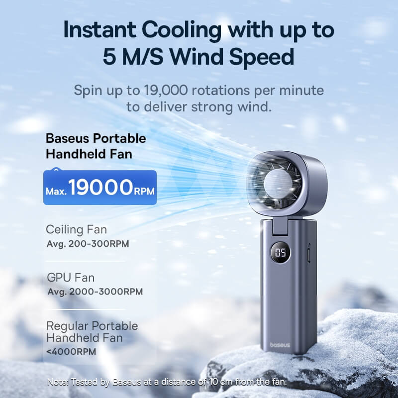 Review Quạt Cầm Tay Baseus GoTrip DT1 Max: Sức Gió Hủy Diệt?