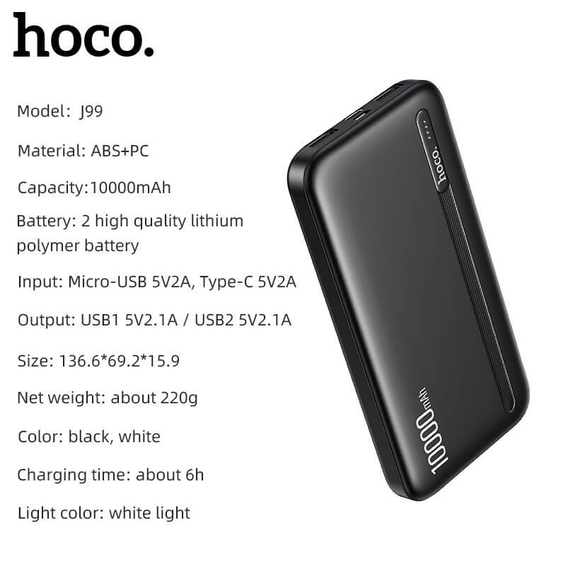 Review pin sạc dự phòng Hoco J99A 20000mAh: Dung lượng thực?