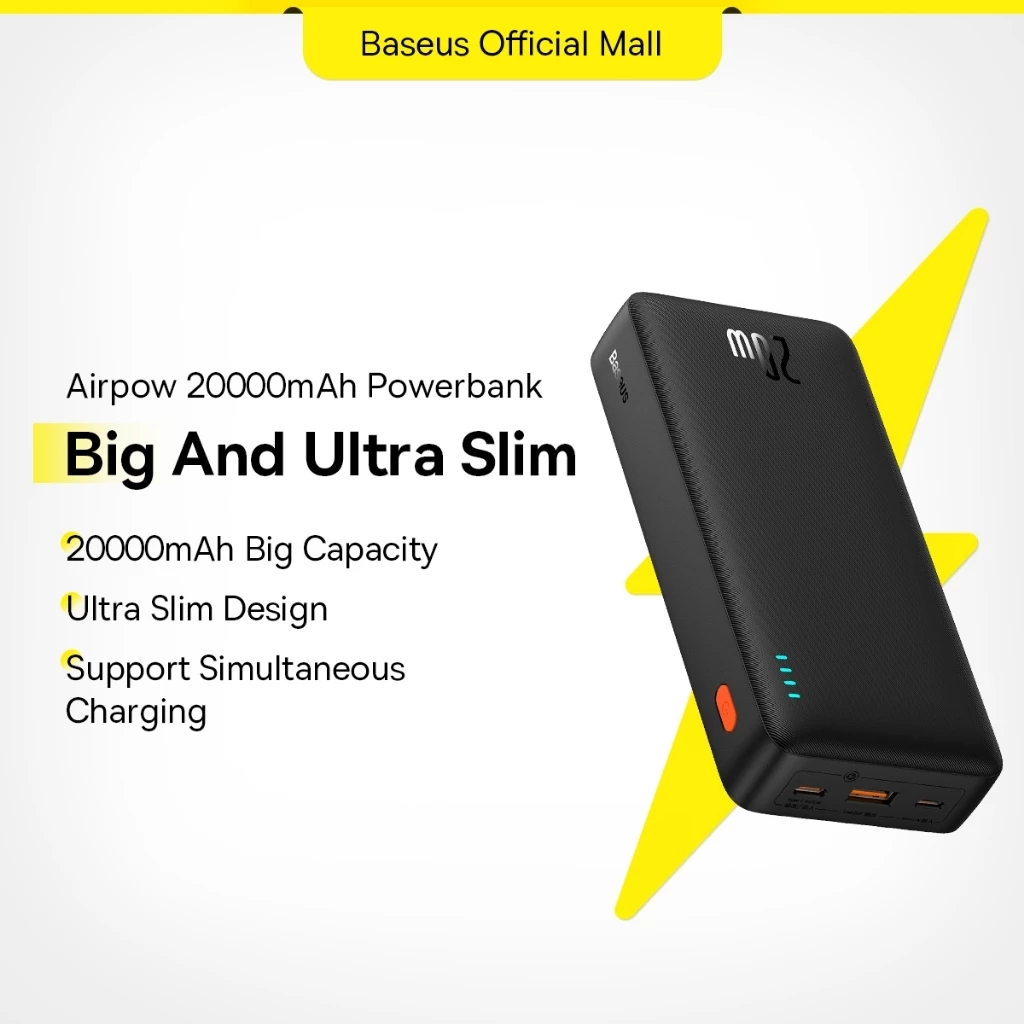 Đánh Giá Pin sạc dự phòng Baseus Airpow Fast Charge 20.000mAH 20W