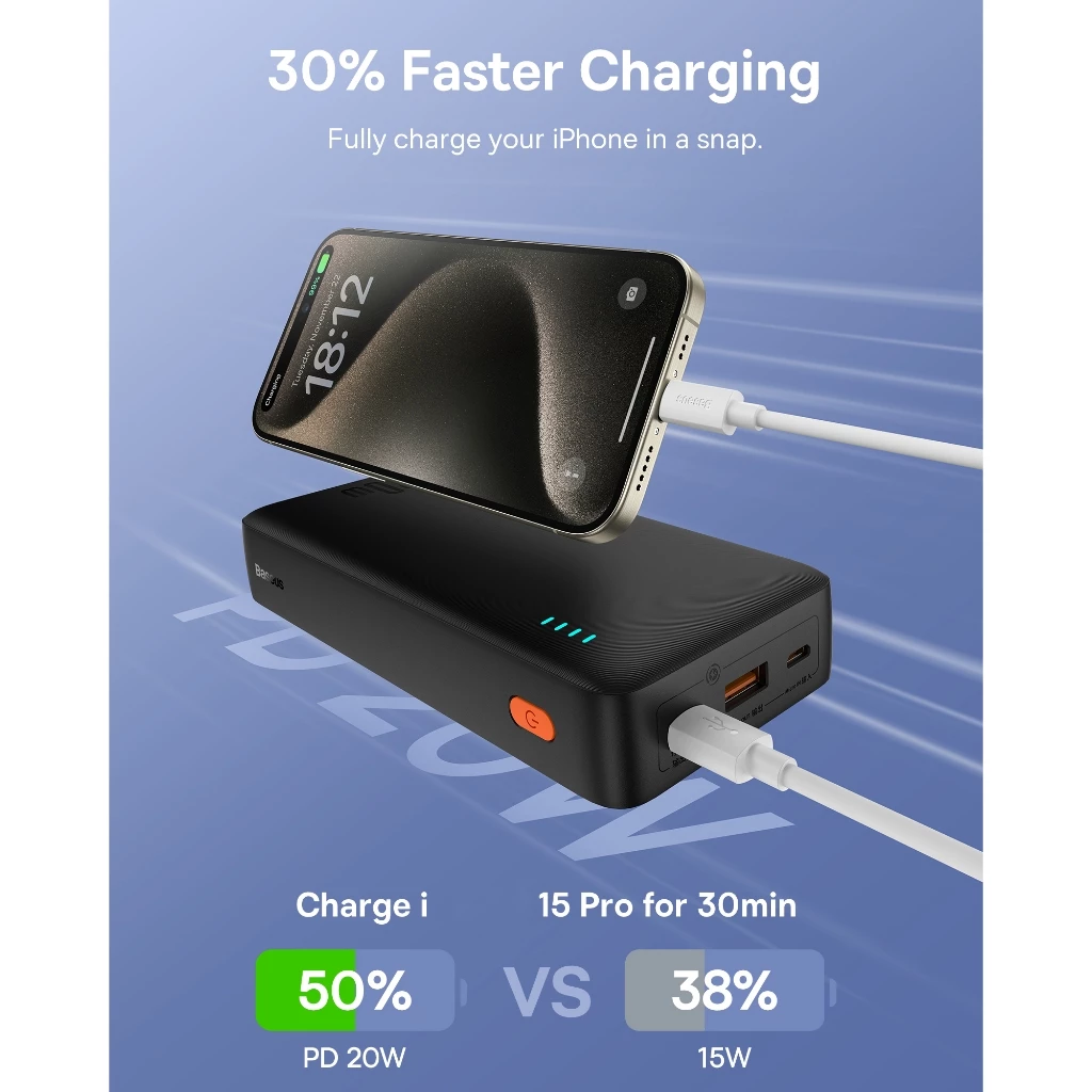 Đánh Giá Pin sạc dự phòng Baseus Airpow Fast Charge 20.000mAH 20W