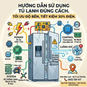 Cách Sử Dụng Tủ Lạnh Đúng Cách: Nhiệt Độ, Sắp Xếp Thực Phẩm, Làm Đá & Tiết Kiệm Điện